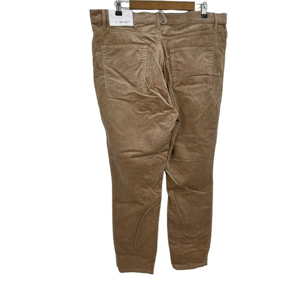 Loft High Waist Skinny Corduroy Pants Size 34 (18) - Picture 2 of 10